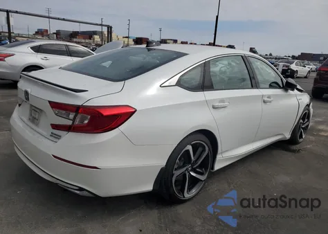 2022 Honda Accord Hybrid Sport из США, поврежденный, VIN 1HGCV3F26NA047321